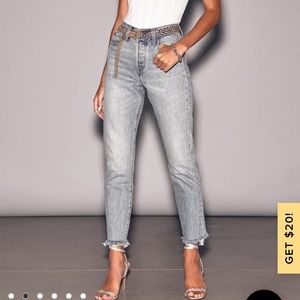 Wedgie fit high waisted jeans